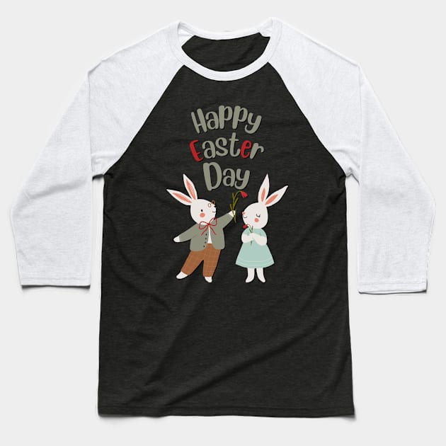 Happy Easter to Every Bunny | one cute chick Baseball T-Shirt by A&A